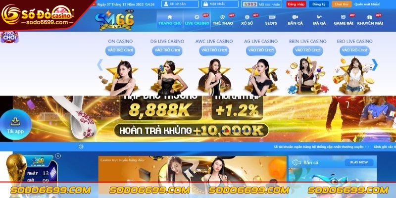 SM66 – Nền Tảng Giải Trí Trực Tuyến Đáng Tin Cậy Hiện Nay 1 Nhà cái SM66 có gì nổi bật?