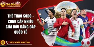 Thể Thao SODO - Cung Cấp Nhiều Giải Đấu Đẳng Cấp Quốc Tế